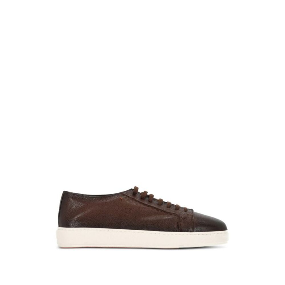 Santoni Brown Trainers - Low-Tops Men